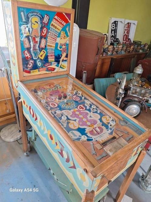 Zeldzame Chicago coins Sally uit 1948, Verzamelen, Automaten | Flipperkasten, Zo goed als nieuw, Onderdeel of Defecte kast, Williams