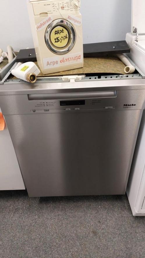 RVS Miele half geintergr inb vaatwasser vanaf 399 TURBO Arpe, Witgoed en Apparatuur, Vaatwasmachines, Zo goed als nieuw, Vrijstaand