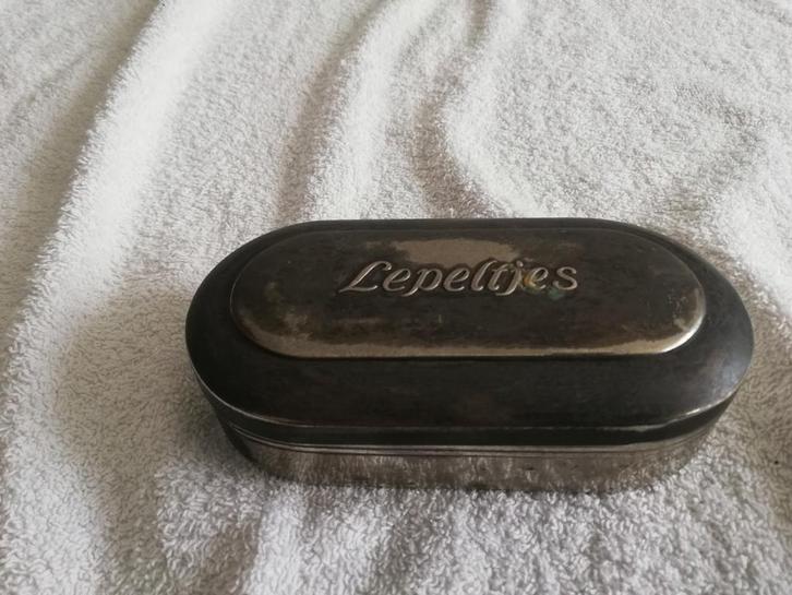 Antieke Lepeltjes en Vorkjes in Doos, Antiek en Kunst, Antiek | Bestek, Ophalen of Verzenden