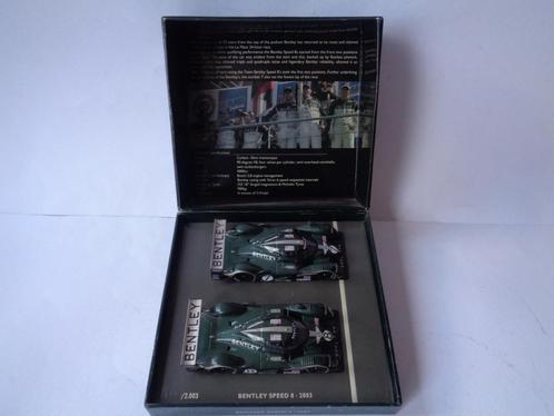 Minichamps Bently Speed 8, 2003 Racewagens, 2 stuks in Box, Hobby en Vrije tijd, Modelauto's | 1:43, Zo goed als nieuw, Auto, MiniChamps