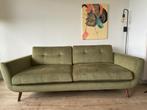 Groene retro 3 zits bank Furninova, Ophalen, Driepersoons, 75 tot 100 cm, Zo goed als nieuw