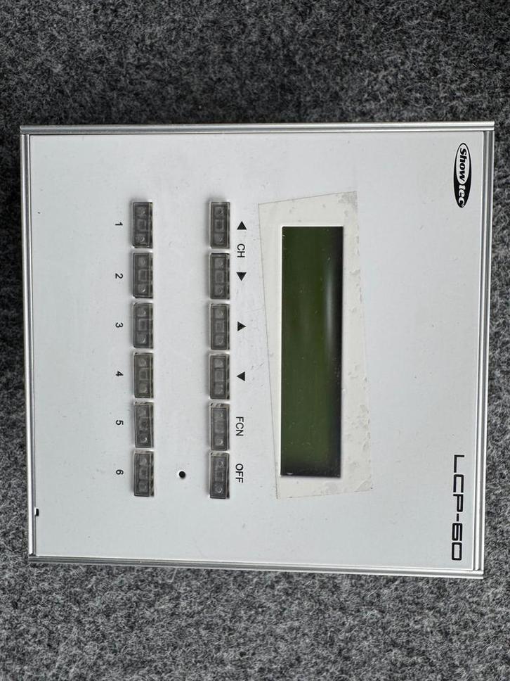 Lichtsturing showtec LCP-60 60-kanaals DMX-wall-controller, Doe-het-zelf en Verbouw, Elektra en Kabels, Nieuw, Ophalen of Verzenden