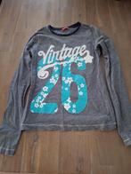 HEMA gestreept meisjes t-shirt Vintage, maat 146-152, Gebruikt, Meisje, Ophalen of Verzenden, Shirt of Longsleeve