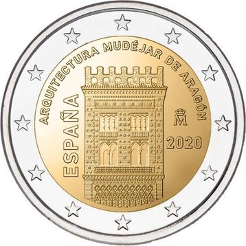 2 euro Spanje 2020 - Aragon (UNC) beschikbaar voor biedingen