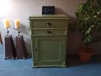 Strakke sierlijke ladenkast groen ladekast #WINKEL# 1 deur 2, 1 of 2 laden, Nieuw, Minder dan 100 cm, 25 tot 50 cm
