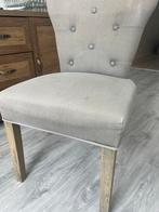 Set van 6 grijze stoffen stoelen, Huis en Inrichting, Ophalen, Gebruikt, Grijs, Vijf, Zes of meer stoelen