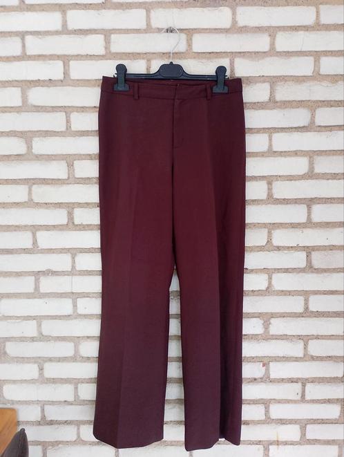 InWear bordeauxrode pantalon – maat EU 38 / M, Kleding | Dames, Broeken en Pantalons, Zo goed als nieuw, Maat 38/40 (M), Zwart