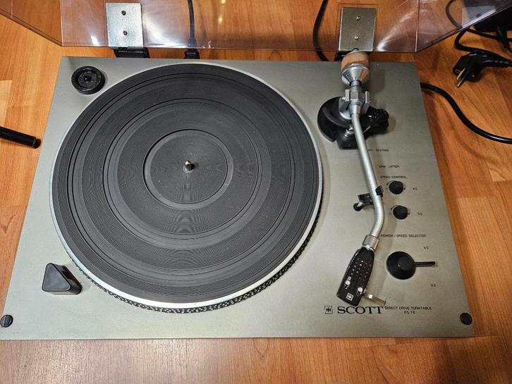 Scott PS76 draaitafel, Audio, Tv en Foto, Platenspelers, Gebruikt, Platenspeler, Overige merken, Pitch-regelaar, Ophalen