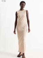 Beige Maxi Jurk met Split - Nieuw maat S, Ophalen of Verzenden, Nieuw, Beige, Onder de knie