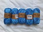 Mr Cey Cotton Multi Aquamarine, 5 bollen, Ophalen of Verzenden, Nieuw, Breien of Haken, Wol of Garen