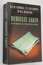 Dubieuze zaken (1992), Zo goed als nieuw, H.F.M. Crombag, Overige wetenschappen, Verzenden