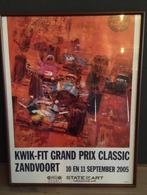 Poster Kwik Fit GP Classic 2005 Zandvoort in mooie lijst . b, Verzamelen, Posters, Met lijst, Nieuw, Sport, Ophalen of Verzenden