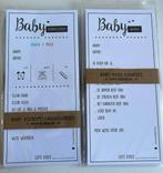 Baby shower kaarten NIEUW geboortewensen, Kinderen en Baby's, Kraamcadeaus en Geboorteborden, Ophalen of Verzenden, Zo goed als nieuw