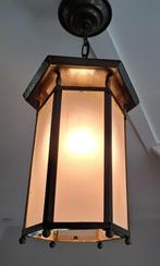 Antieke lantaarn lamp hallamp art deco hanglamp art nouveau, Verzenden