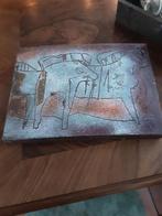 Emaille kunstwerk v Joop v Zeitvelt uit 1977, Ophalen