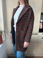 Nieuwe Zara geruite wollen mantel - Maat S/M, Kleding | Dames, Jassen | Winter, Zara, Nieuw, Ophalen of Verzenden, Maat 36 (S)