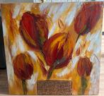 Mooi etsy tulpen schilderij., Antiek en Kunst, Ophalen