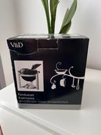 Fondueset 6 personen, Ophalen of Verzenden, Zo goed als nieuw, Brander, Fondueset