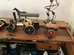Stoommachine wals met aanhanger, Antiek en Kunst, Ophalen of Verzenden