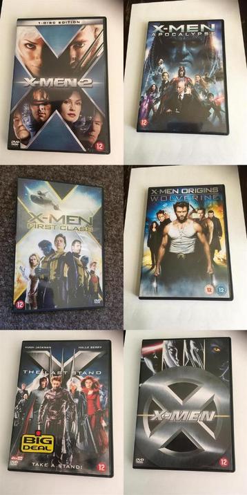 x-men marvel apocalypse dvd collectie 6 stuks
