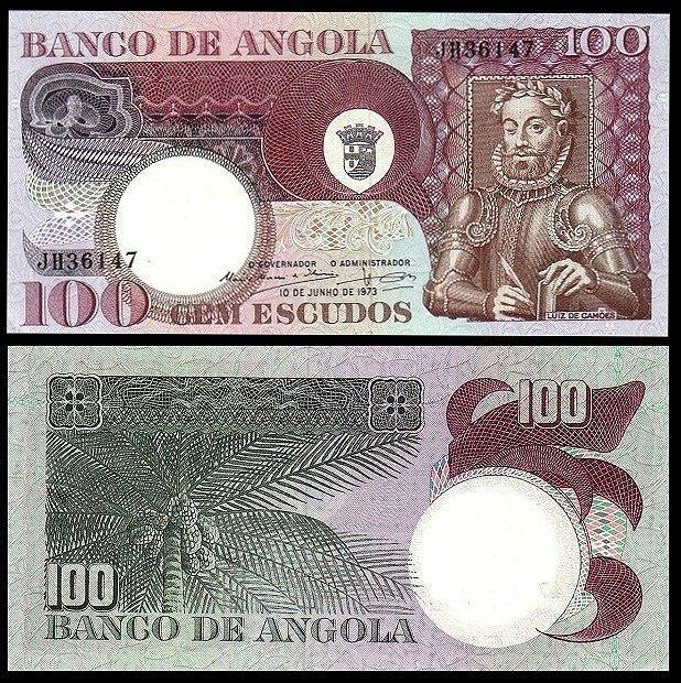 Angola 1973, 3 opvolgende bankbiljetten (UNC), Postzegels en Munten, Bankbiljetten | Afrika, Setje, Overige landen, Verzenden