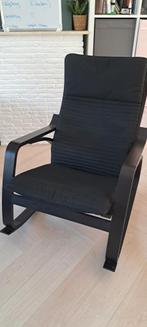 Zwarte ikea poang schommelstoel, Zo goed als nieuw, Hout, Ophalen