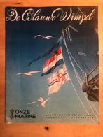Marine maandblad De Blauwe Wimpel jan 1949, Nederland, Boek of Tijdschrift, Ophalen of Verzenden, Marine