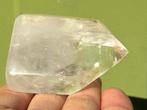 Bergkristal obelisk met hematiet punt mineralen 184, Verzamelen, Mineralen en Fossielen, Ophalen of Verzenden, Mineraal