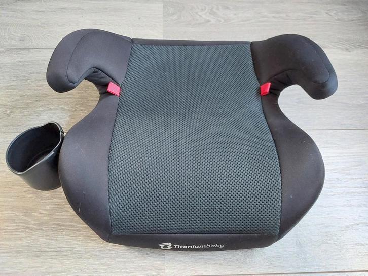Titaniumbaby zitverhoger met bekerhouder en isofix, Kinderen en Baby's, Autostoeltjes, Zo goed als nieuw, Overige merken, 15 t/m 36 kg