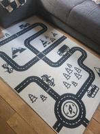 Tapijt kleed kinderkamer zwart wit weg verkeer, Ophalen of Verzenden, Zo goed als nieuw, Wit, Rechthoekig