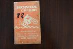 Honda CR125R 1981 motorcycle owner's manual CR 125 R, Ophalen of Verzenden, Honda