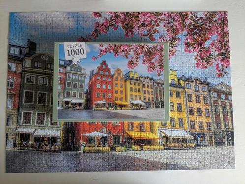 Aldi puzzel - Stockholm, Hobby en Vrije tijd, Denksport en Puzzels, Zo goed als nieuw, Legpuzzel, 500 t/m 1500 stukjes, Ophalen of Verzenden