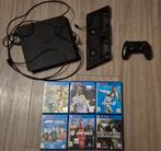 PS4 met 2 controllers, oplaadstation en 6 spellen, Spelcomputers en Games, Ophalen, Gebruikt, Met 2 controllers, Original