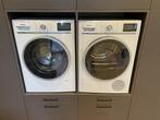 Wasmachine en droger set, Witgoed en Apparatuur, Wasmachines, Ophalen, Gebruikt, Voorlader, 85 tot 90 cm