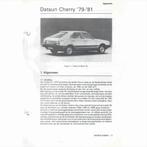 Datsun Cherry Vraagbaak losbladig 1979-1981 #1 Nederlands, Boeken, Ophalen of Verzenden, Gelezen, Overige merken