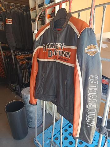 Harley Davidson Leren Motorjas - Topstaat! beschikbaar voor biedingen