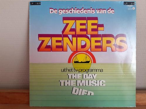 Zeezenders - the day the music died, Cd's en Dvd's, Vinyl | Nederlandstalig, Gebruikt, Levenslied of Smartlap, 12 inch, Verzenden