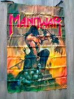 Manowar hardrock metal 1994 muziek vintage vlag RARE, Ophalen of Verzenden, Zo goed als nieuw, Overige typen