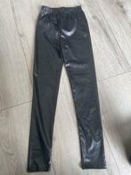 Legging broek nepleren leer zwart zwarte 146 ?, Verzenden, Zo goed als nieuw, Meisje, Broek
