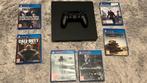 PlayStation 4 Slim 500GB + Controller + 6 Games, Ophalen of Verzenden, Met 1 controller, Slim, 500 GB