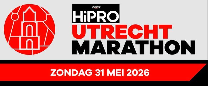 Marathon Ticket Hipro Marathon Utrecht 2026, Tickets en Kaartjes, Evenementen en Festivals, Eén persoon