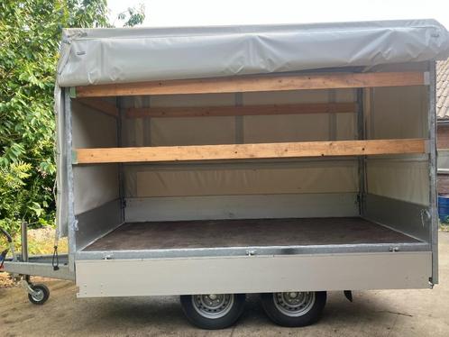 Aanhangwagen Henra PL20A plateauaanhanger uit 2017, Auto diversen, Aanhangers en Bagagewagens, Zo goed als nieuw, Ophalen