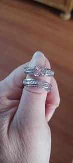 2 prachtige ringen met roze saffier, Sieraden, Tassen en Uiterlijk, Ringen, Ophalen of Verzenden, Roze