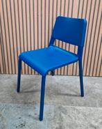 12 x Ikea Teodores design stoelen blauw cafe horeca bistro, Kunststof, Blauw, Ophalen of Verzenden, Zo goed als nieuw