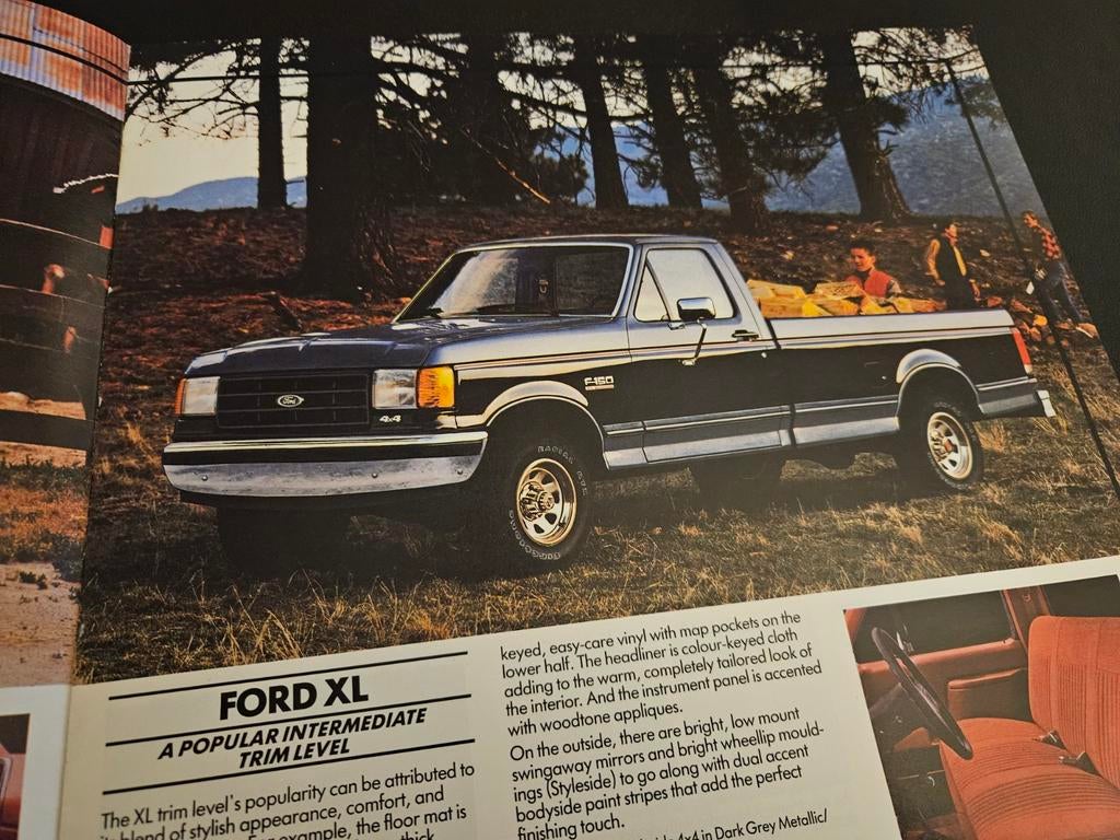 Brochure Ford F-Series Pickup 1987, Ophalen of Verzenden, Zo goed als nieuw, Ford