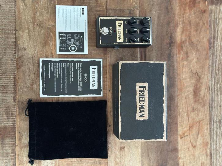 Friedman BE-OD Distortion, Muziek en Instrumenten, Effecten, Zo goed als nieuw, Distortion, Overdrive of Fuzz, Ophalen of Verzenden