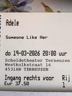 Tribute of adele kaart eerste  rij, Tickets en Kaartjes, Eén persoon, Cadeaubon