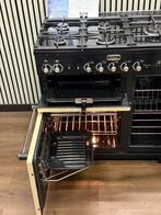 Luxe ZGAN Falcon Fornuis creme/zwart met 3 ovens 90 cm, Witgoed en Apparatuur, Fornuizen, Fornello Esperta, Grill, Zo goed als nieuw