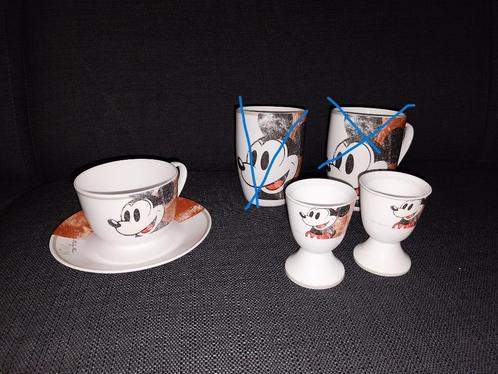 Mickey Mouse 1928 servies, Huis en Inrichting, Keuken | Servies, Zo goed als nieuw, Kop(pen) en/of Schotel(s), Overige stijlen