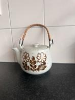 Vintage Theepot met Bloemenmotief, Huis en Inrichting, Keuken | Servies, Gebruikt, Overige typen, Ophalen of Verzenden, Overige stijlen